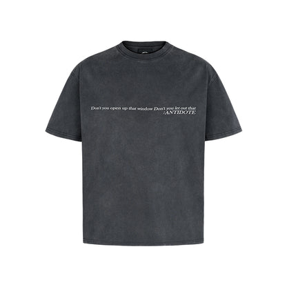 Retro Fade Slogan T-Shirt