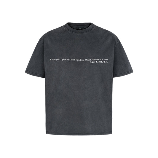 Retro Fade Slogan T-Shirt